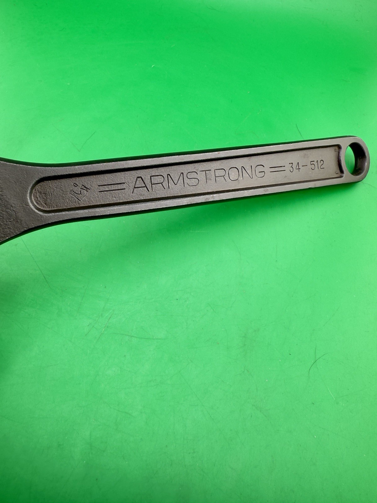 ARMSTRONG 34-512 12in. Adjustable Wrench USA opens & closes smoothly & Tight