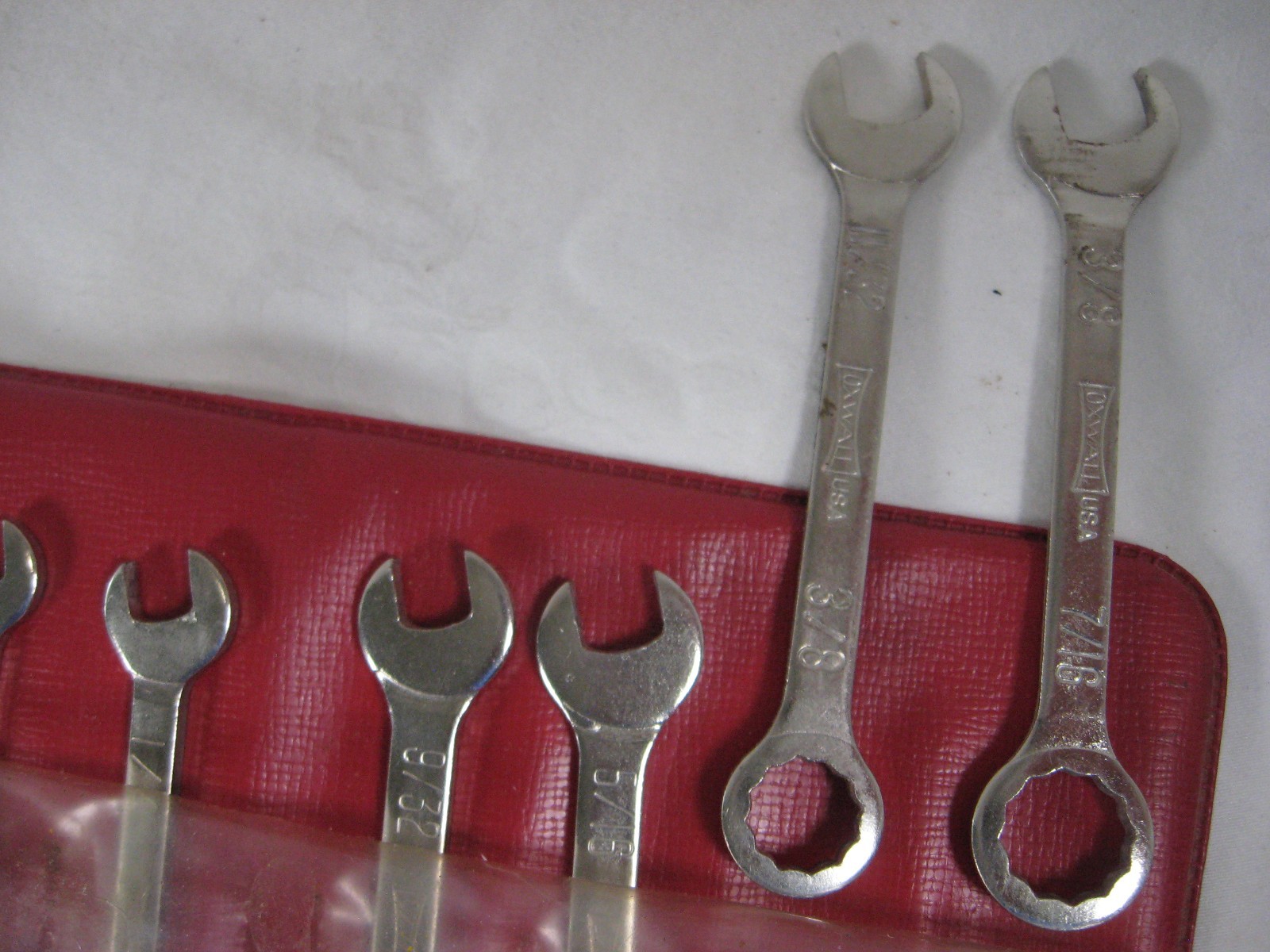 USA No. 3951 OXWALL 8 pc HOME & AUTO combo WRENCH SET = 13/64″ – 7/16″ SAE – NOS