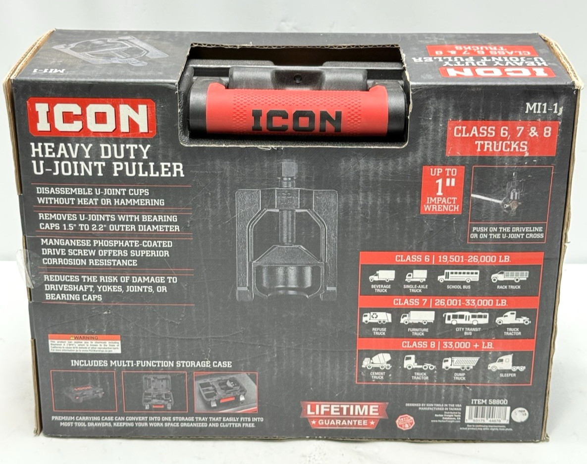 ICON MI1-1 Heavy Duty Commercial Truck U-Joint Puller – Model 58800 – Brand New!