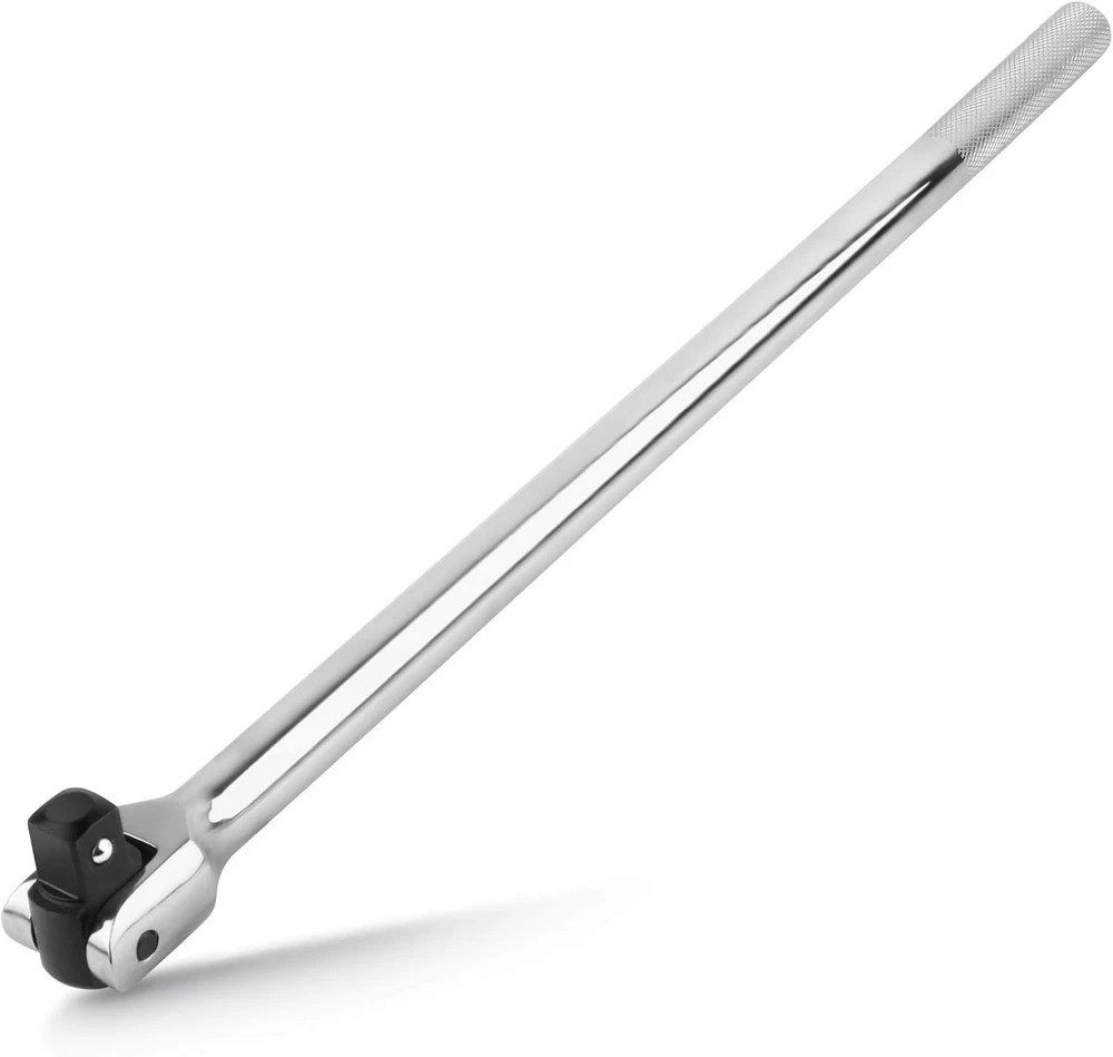 Heavy Duty 3/4 Drive 24-Inch Breaker Bar with Flex Handle – 1041 Ft-Lbs Torque