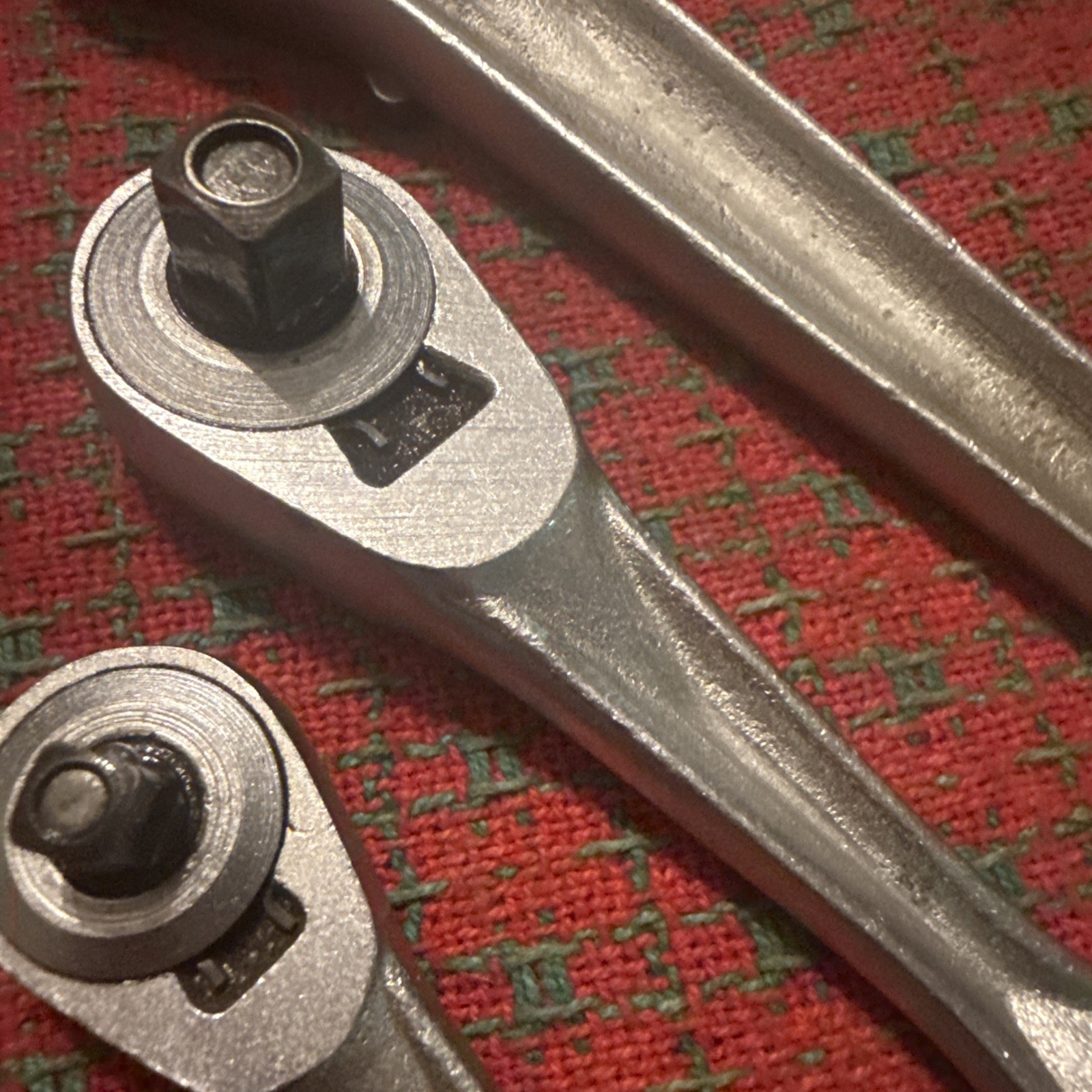Vintage Craftsman 1/4” 3/8 1/2 Ratchet Set -V- USA , Canada Patents 🇺🇸 Nice!