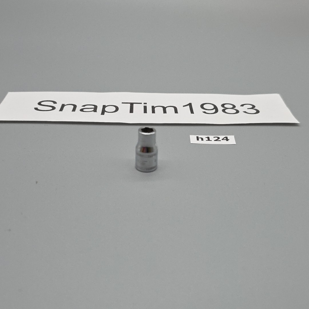 Snap-on Tools 1/4″ Drive 6mm 6PT SAE Shallow Chrome Socket TMM6 USA