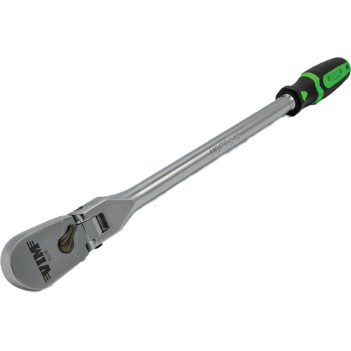 VIM Tools 1/2 Inch Drive 18 Inch Heavy Duty 90T Flex Head Ratchet HDRF818