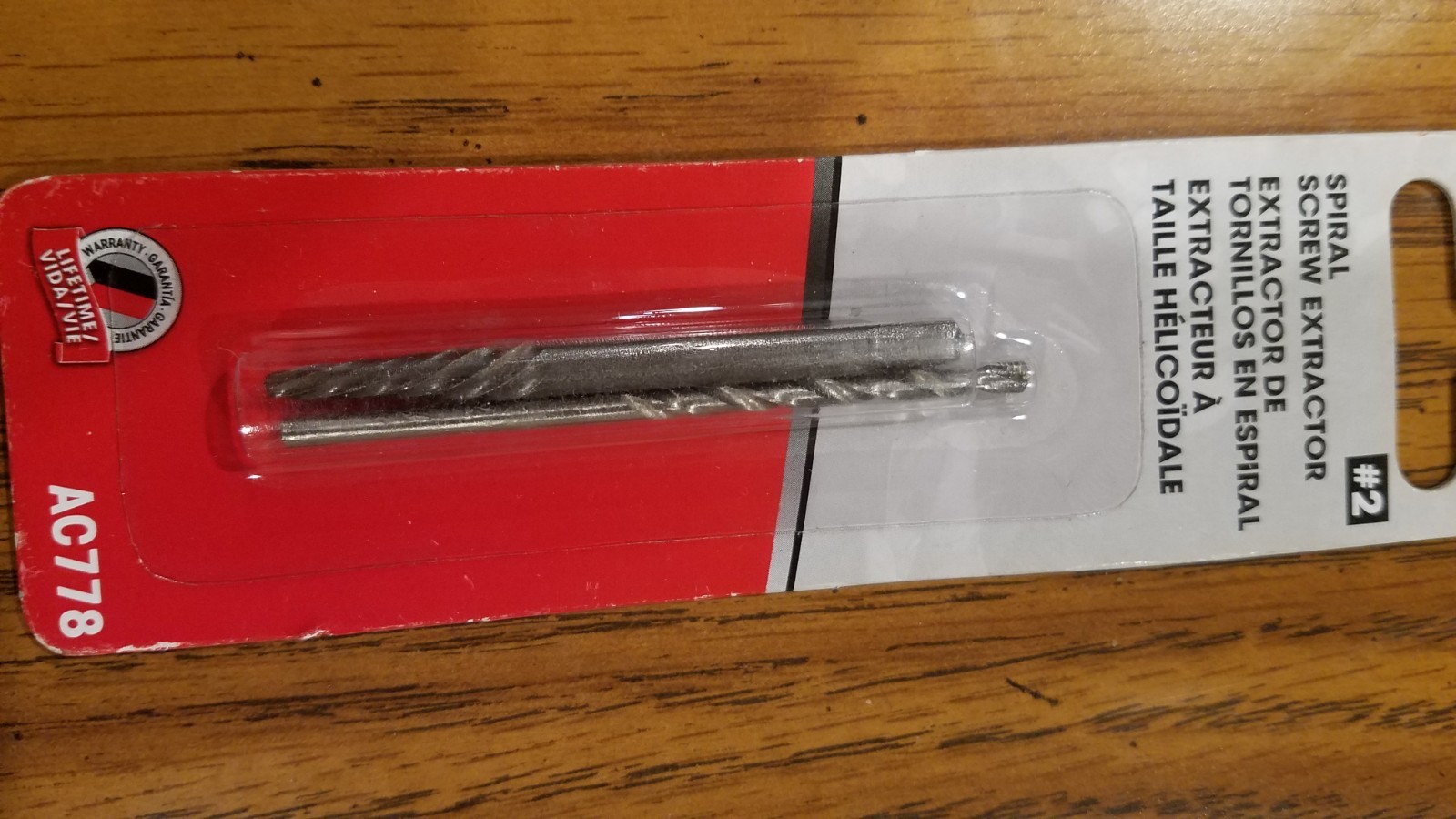 LOT OF 5 Spiral Screw Extractor #2. No.#AC778 Comes W/ 7/64 High Speed drill