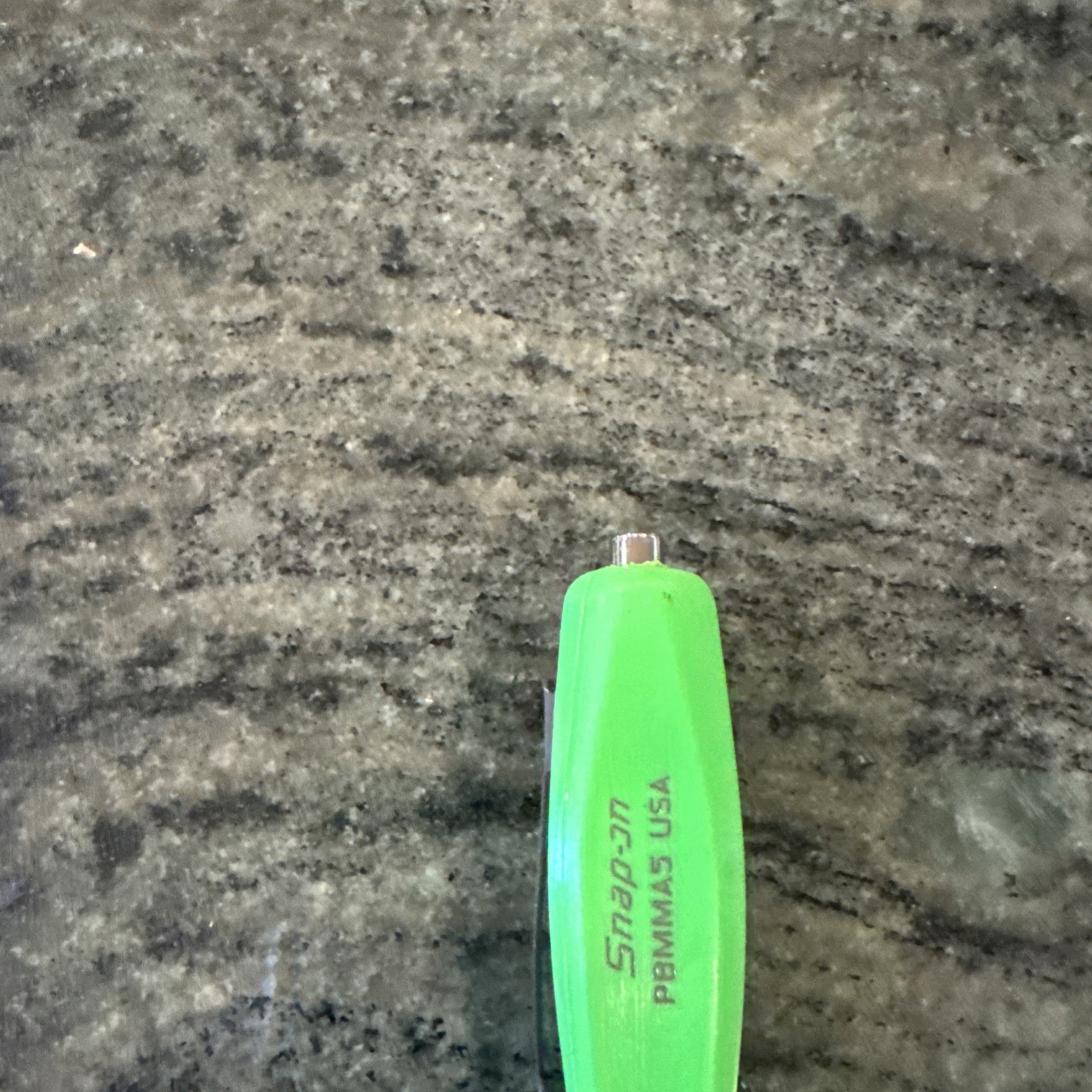 snap on pbmma5g 5” 90dg tip mini pocket prybar green with magnetic tip