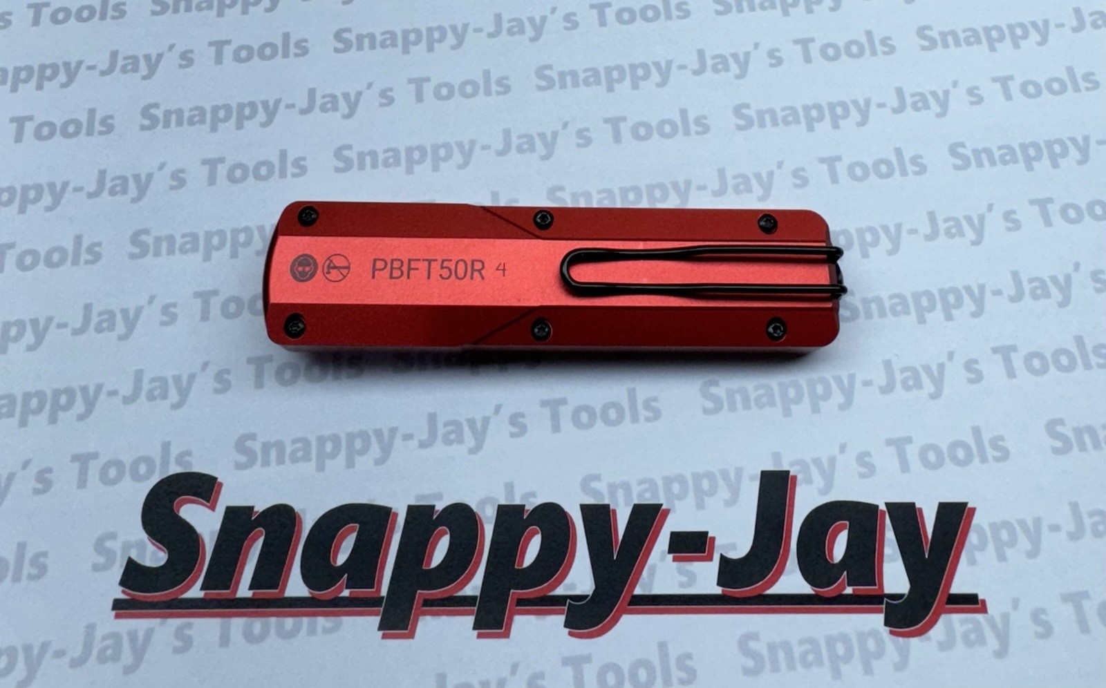 Snap-on Tools NEW RED Out The Front Retractable Clip Removal Tool PBFT50R