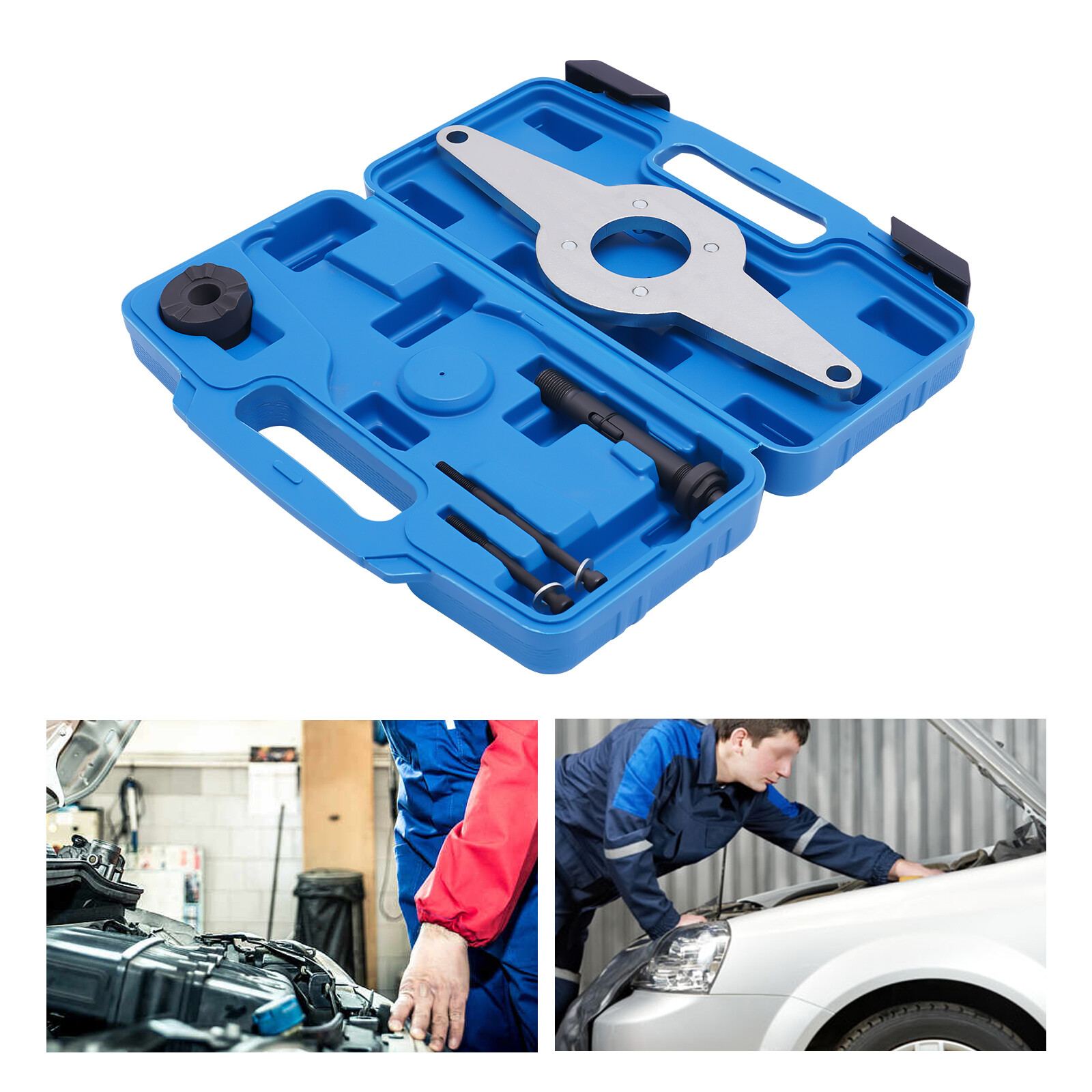 T10531 Vibration Damper Holding Tool Crankshaft Pulley Removal For Audi Vw Ea888