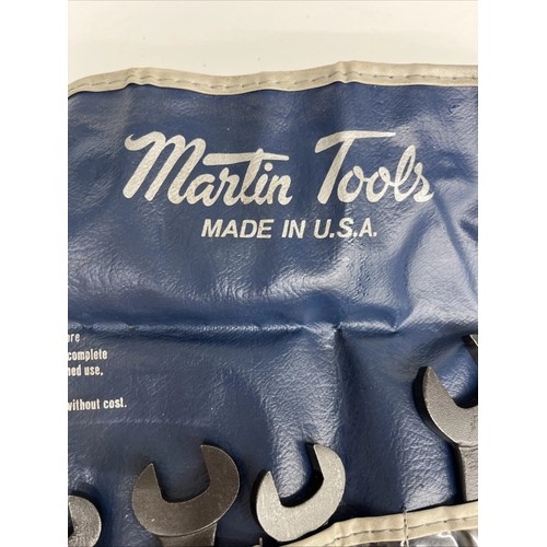 Martin CN7K 7-Piece Hydraulic Check Nut Wrench Set, 15 Degree Angle, SAE