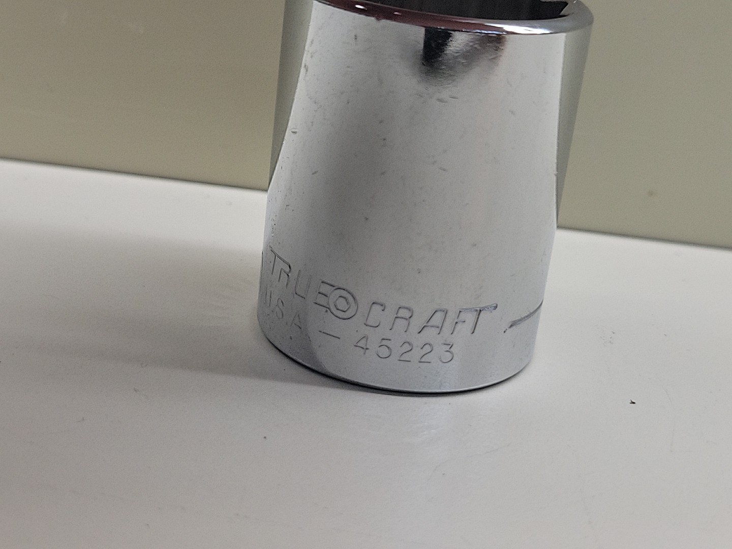 23mm Socket 1/2″ Drive 12 Point TrueCraft 45223 New Old Stock USA Made