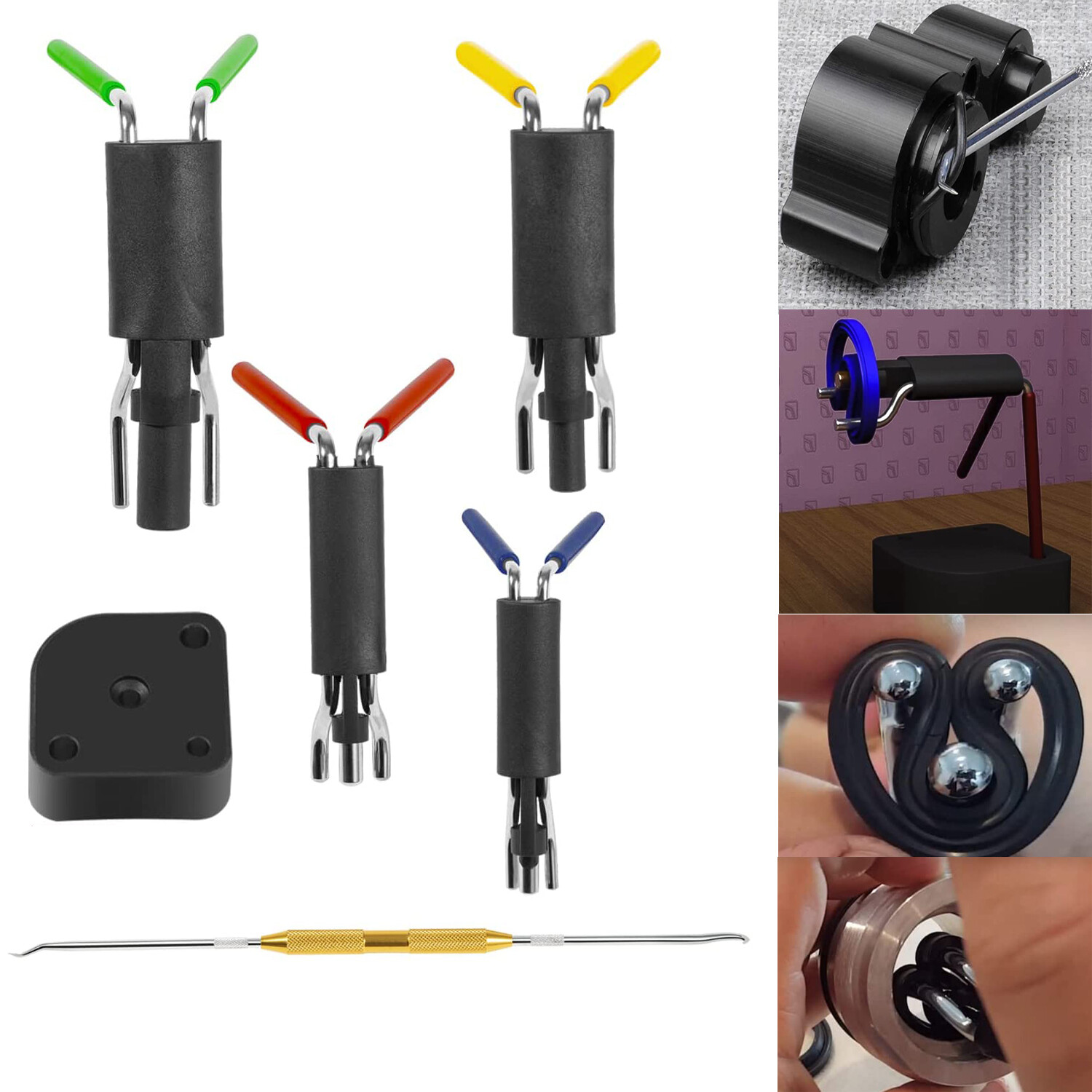 Rod Seal Install Set Hydraulic U-Cup Twistor Installation Tools Kits (6pcs/Set)