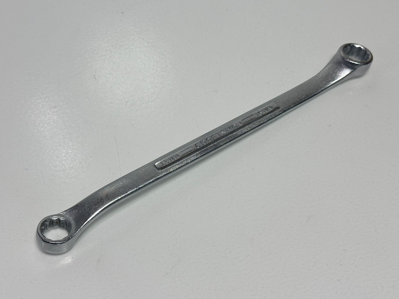 Craftsman USA V Series Metric 15mm x 13mm Offset Double Box End Wrench, 12 Point