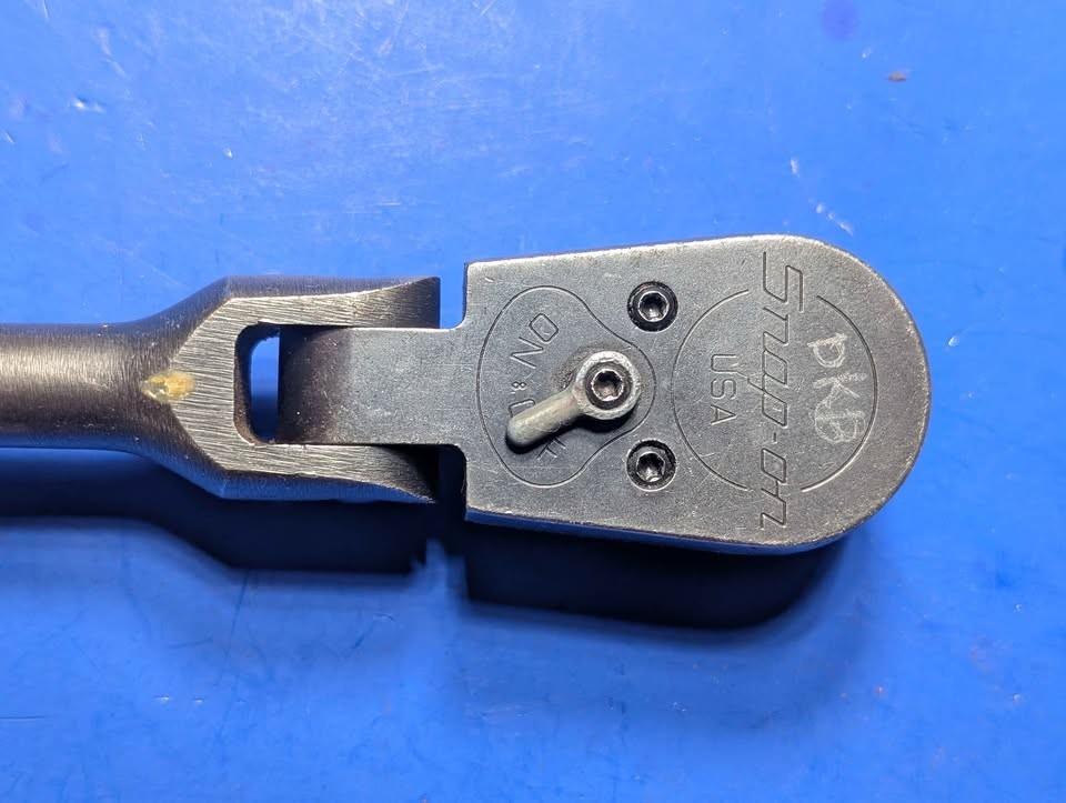 Snap On S831 Long Handle 1/2′′ Drive Swivel Head Ratchet USA