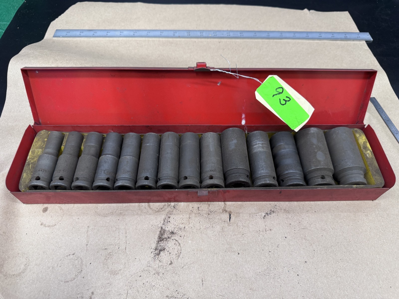 Genius Tools 14PC 1/2″ DRIVE Deep Impact Socket Set (CR-Mo) Metric 10mm-27mm