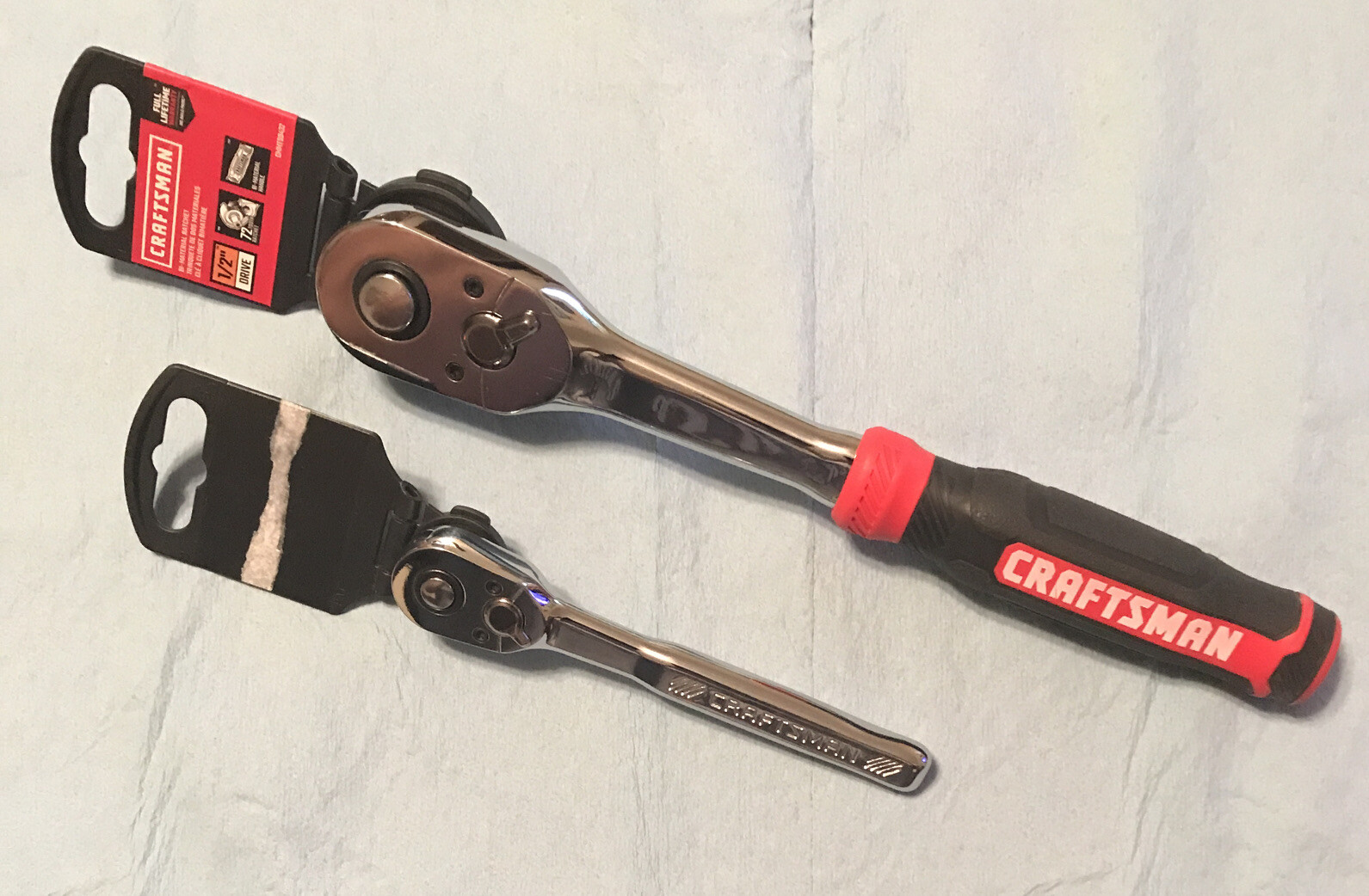 Craftsman CMMT81747 1/4” Dr & CMMT99432 1/2” Dr Quick Release Ratchets