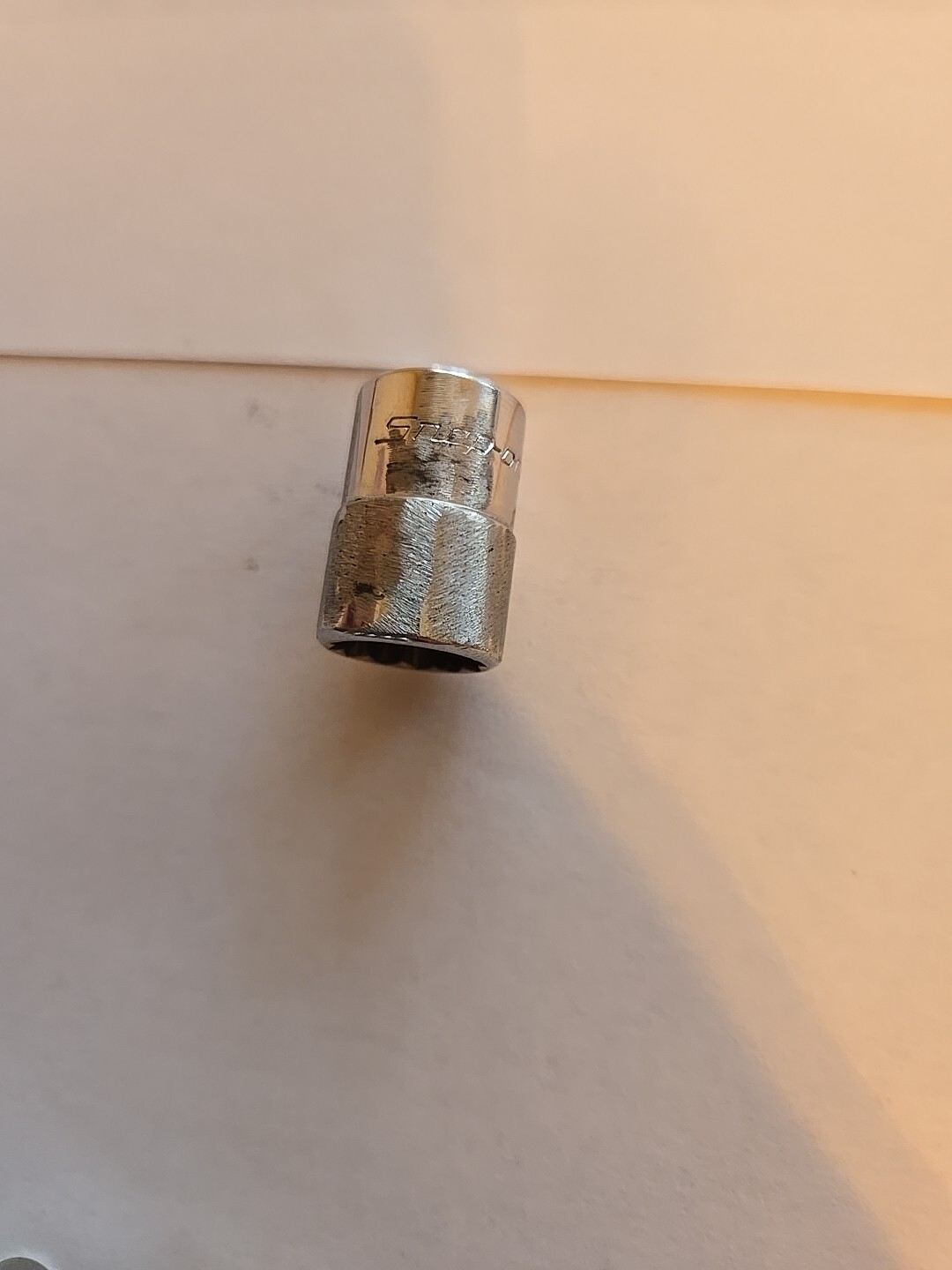 Snap On 1/4″ Drive 3/16″-7/16″ 9/16″ 12PT Shallow Chrome Sockets Lot Of 8