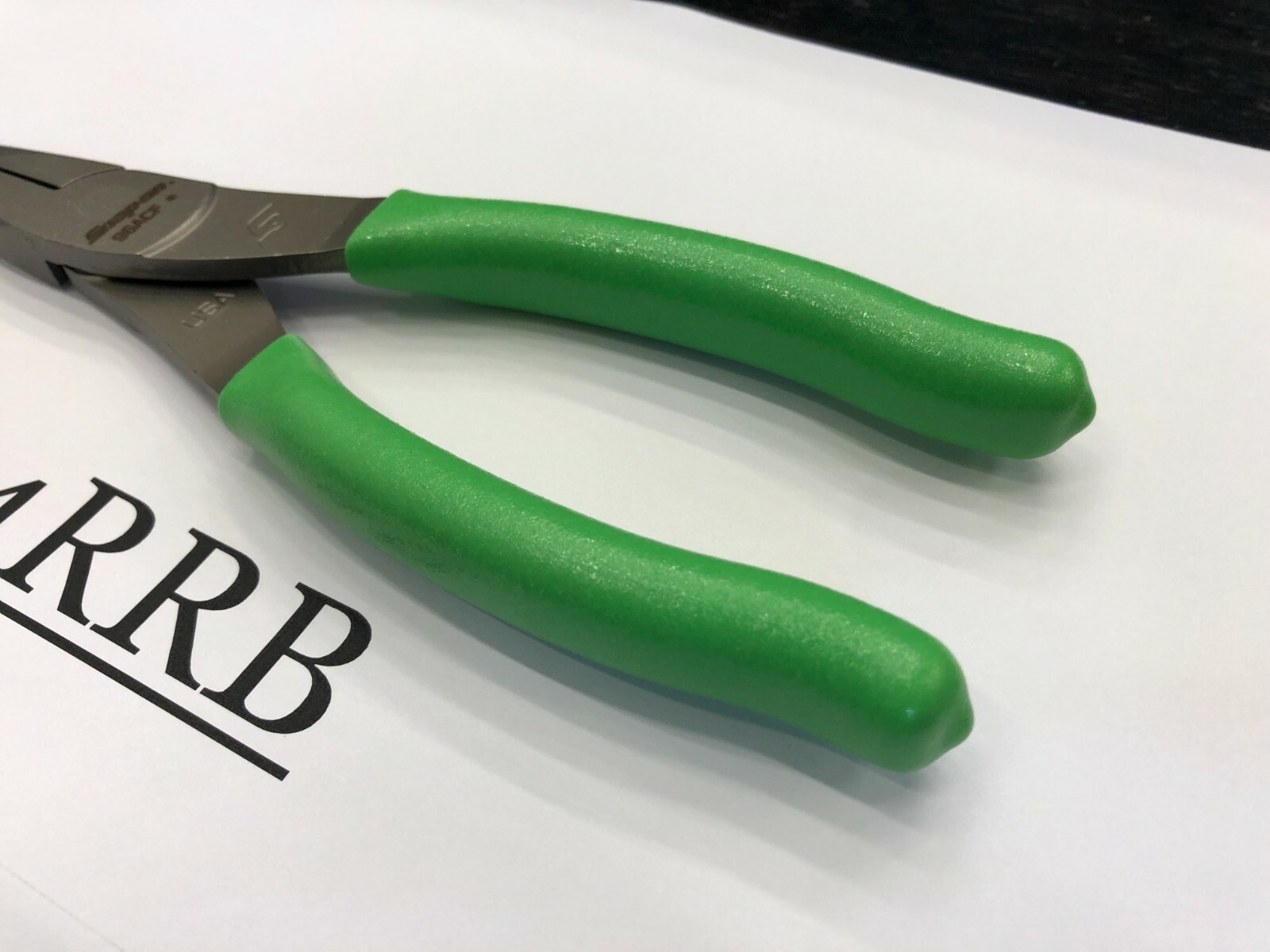 Snap-On Tools USA NEW GREEN Soft Grip 8″ Talon Grip Needle Nose Pliers 96ACFG