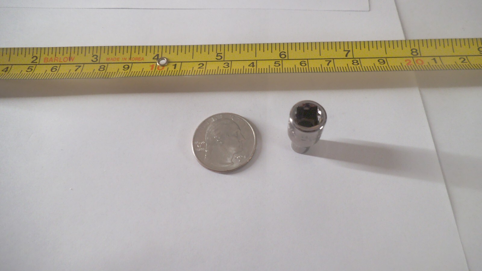Craftsman USA 1/4 drive 6pt shallow socket size 5/32″ Inverted G2 series 43481