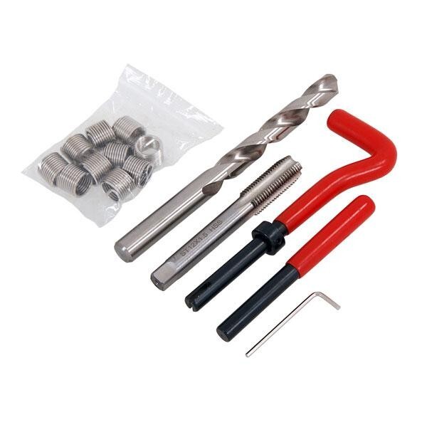 Neilsen 15Pcs Thread Repair Helicoil Type Set M12 x 1.5-16.3mm Long Coils CT2747