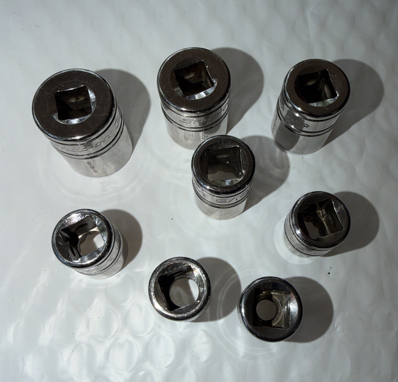 Snap-On Tools Socket Set 3/8″ Drive 11/32-TO-3/4-12 Point 8 Pieces