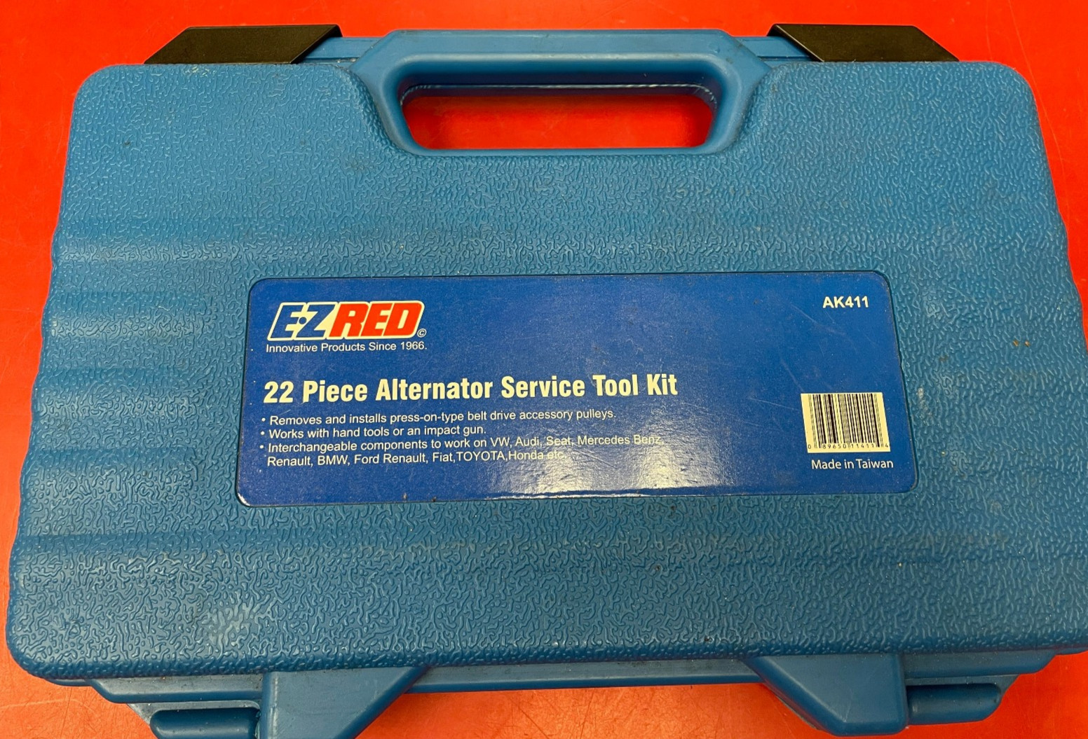Pro quality EZ Red Ak411 22pc German Car Alternator Pulley R & R Service Kit