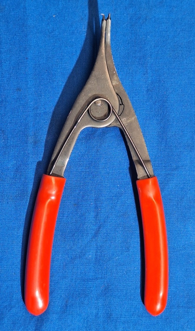 Snap-On PRH12 pair of 6″ convertible snap ring pliers straight tip USA