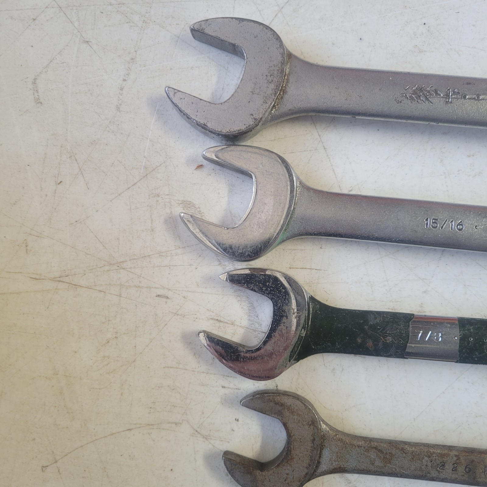 Vtg Proto Combination Wrench Set 11pc 12pt 3/8″-1″ 1212-1232 Professional Tools