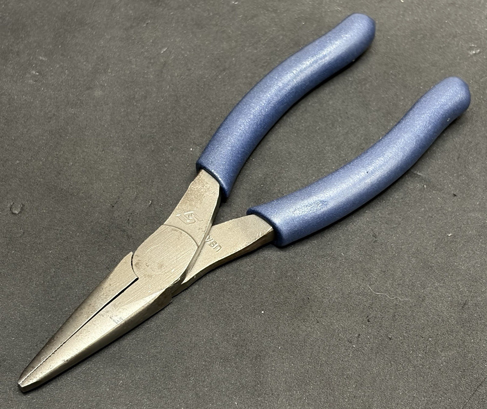 Snap-on Tools METALLIC BLUE Talon Soft Grip 6” Needle Nose Pliers 95ACF