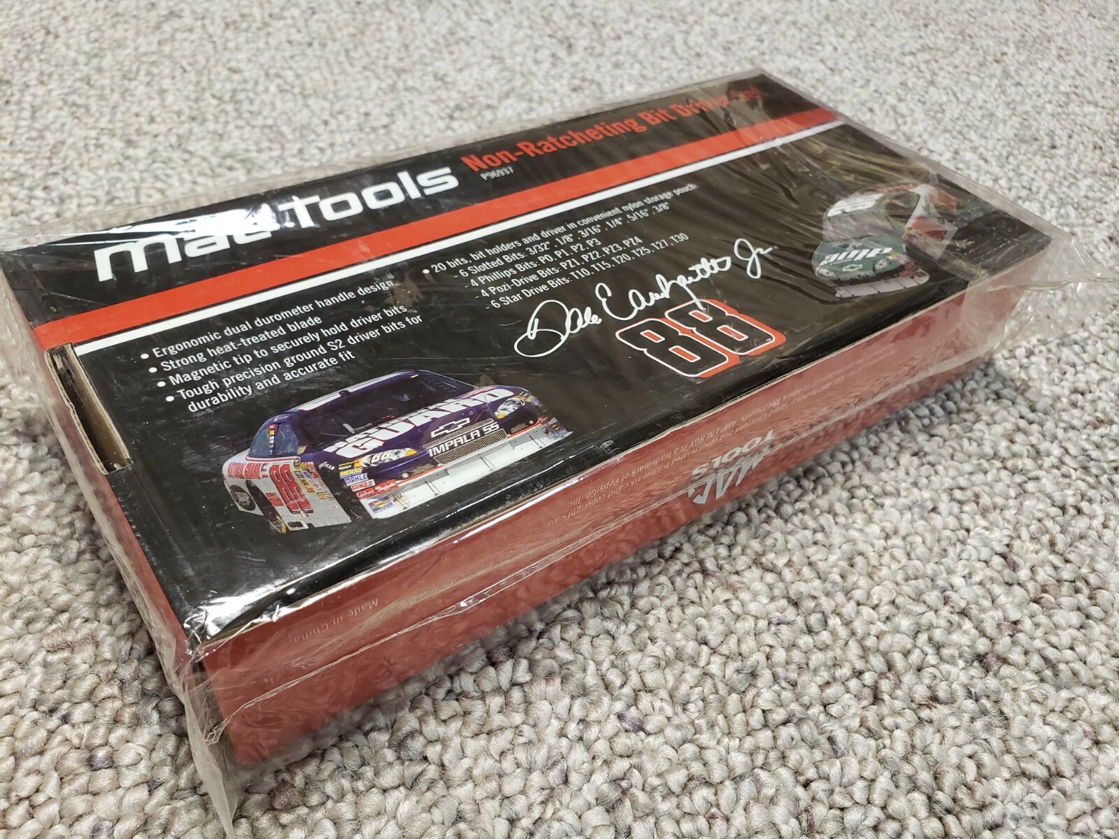 Brand New Mac Tools Non-Ratcheting Bit Driver Set P96937 Dale Earnhardt Jr 88
