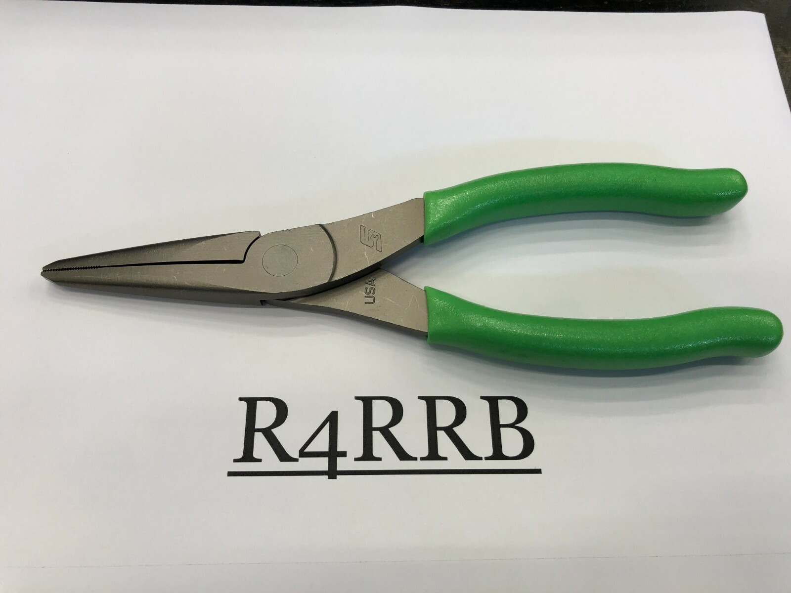 Snap-On Tools USA NEW GREEN Soft Grip 8″ Talon Grip Needle Nose Pliers 96ACFG
