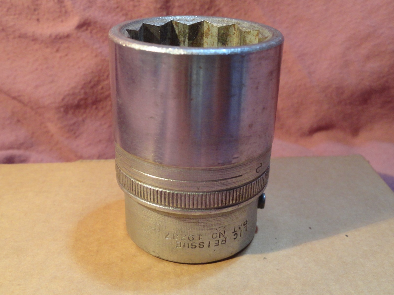 SNAP-ON 1 3/16″ 12 POINT SOCKET 3/4″ DRIVE #LDH-382 MADE IN USA LIGHTLY USED