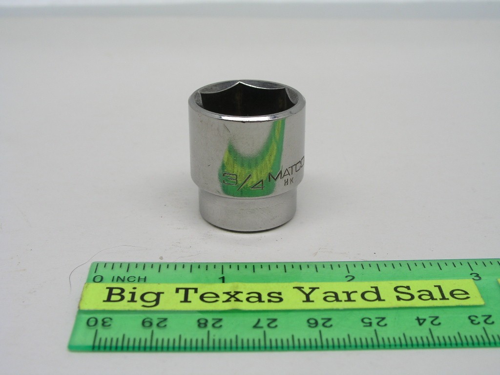 3/4″ Matco 3/8″ Drive 6pt Socket B246