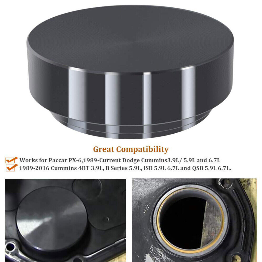 Front Cover Crankshaft Seal & Wear Sleeve Installer Tool for Cummins 5.9L 6.7L