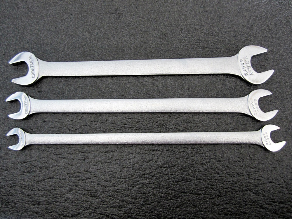 Vintage Craftsman 3pc SAE Tappet Wrench Set -V- Made in USA