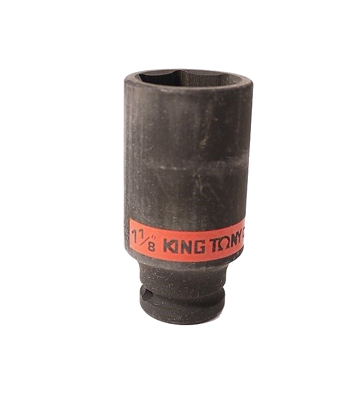 King Tony Taiwan Cr-Mo 1/2″ Dr. 6pt SAE Deep Impact Socket Option:1/2″-1.1/8″