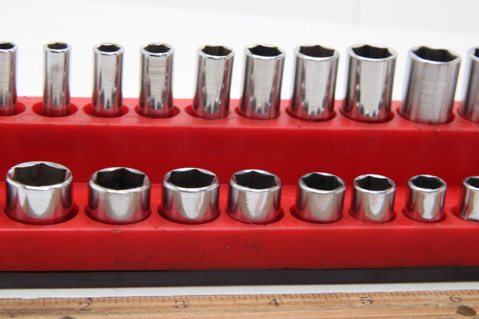 Snap On TMM & STMM 4-15mm 26 Piece 6 Point Shallow & Deep Chrome Socket Set USA