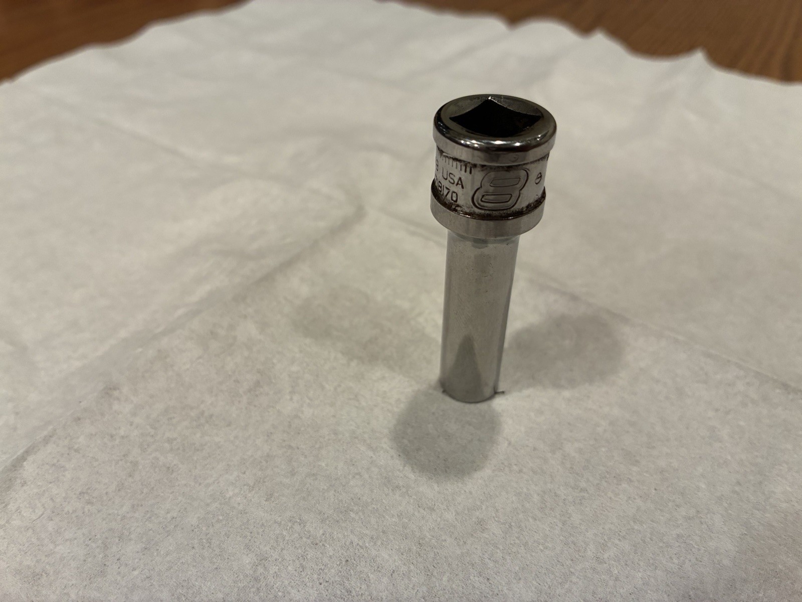 Snap-on Tools USA 3/8″ Drive 8mm Flank Drive XTRA FDX DEEP Socket YSFSM8