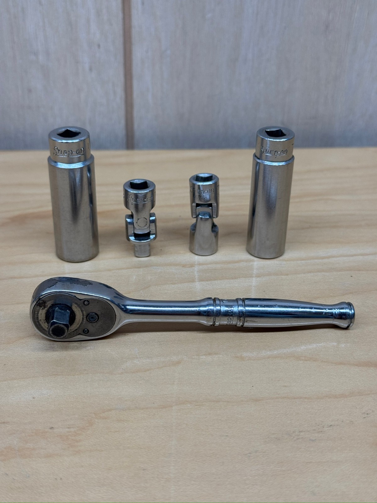 Snap On 1/4 Drive Ratchet Sockets Universal TM70A STM-14 STM-16 TMU-8 TMU-101