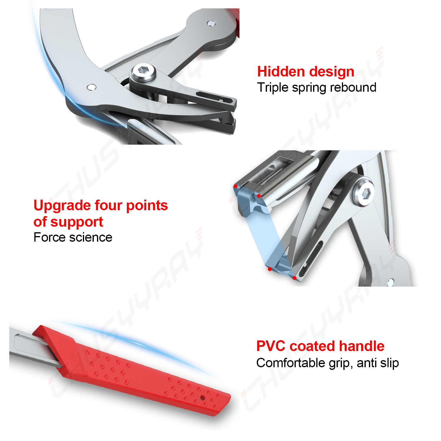 Car Clip Pliers, Spring-Loaded Panel Clip Removal Pliers Tool, Professional Auto