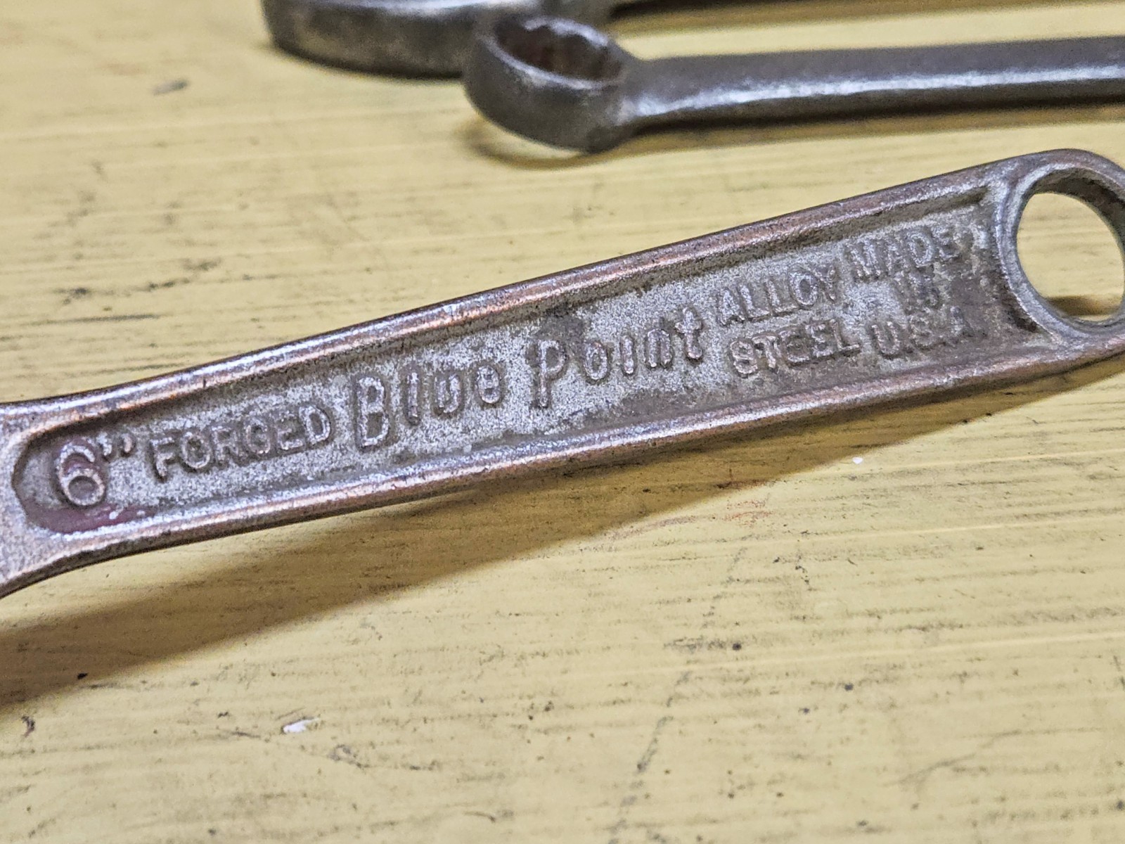 VINTAGE BLUE-POINT 16PC SAE OPEN END/COMBINATION WRENCH SET