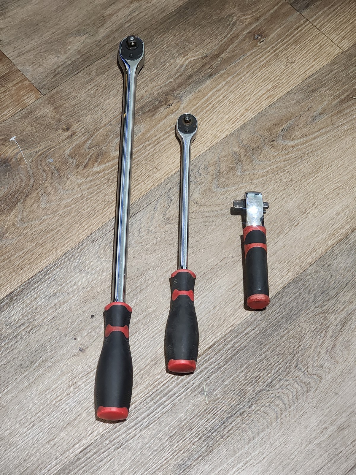Performance Tool ¼&⅜ Drive Ratchets Set Of 3 Long And Short Handle