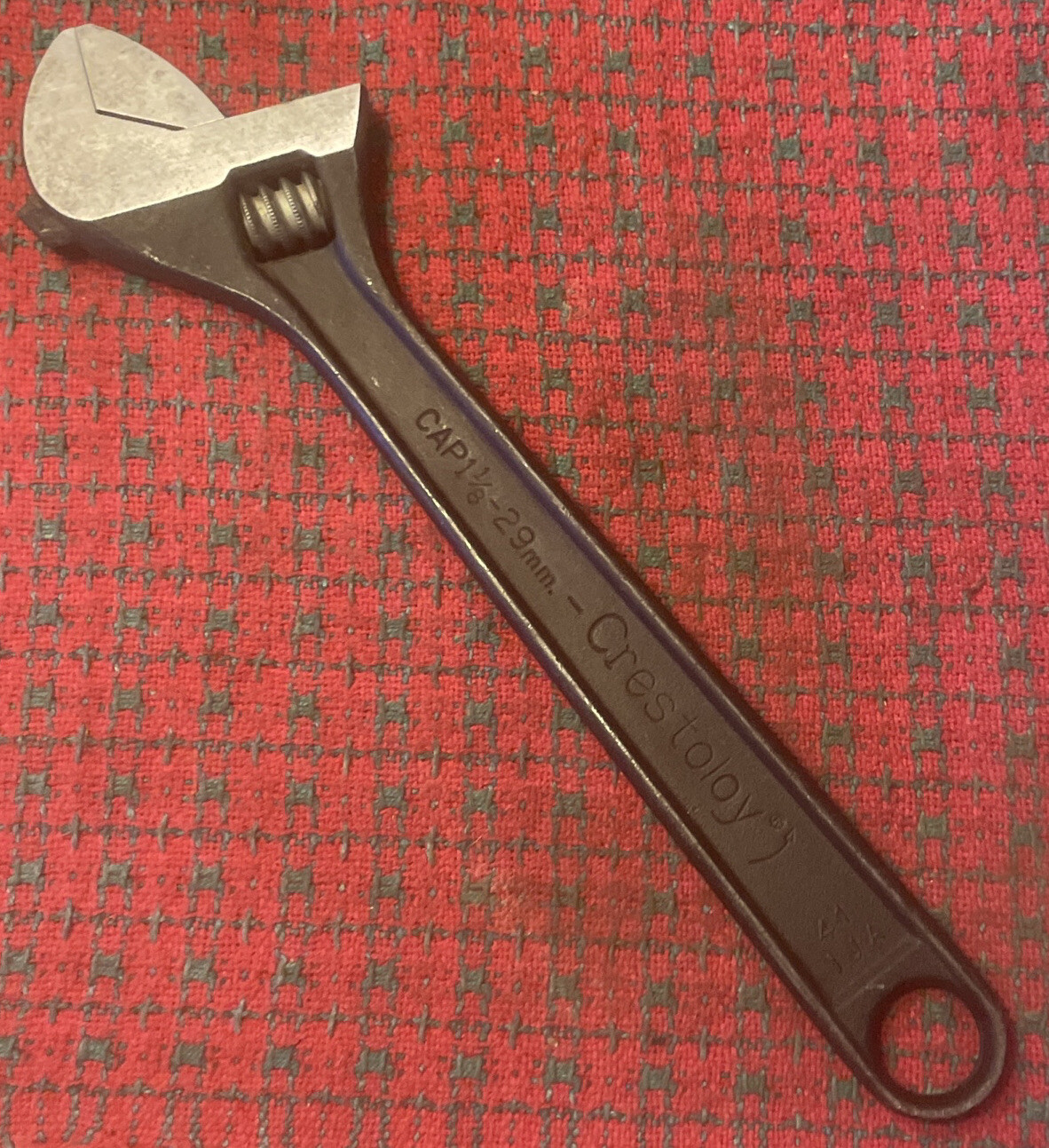 Vintage Crescent Tool 10″ Adjustable Wrench Black Oxide USA 🇺🇸 Excellent!