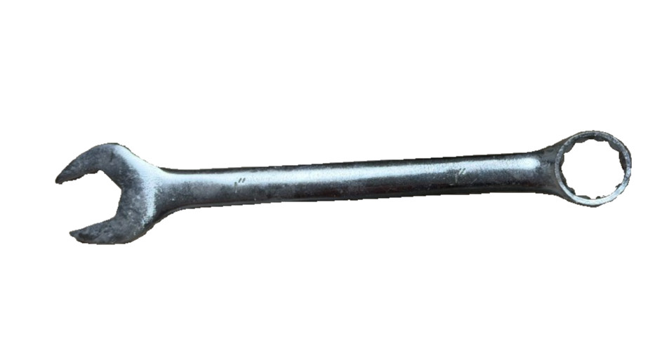 New Combination Wrench 12 Point SAE Standard 1 Inch V-Notched 11″ long