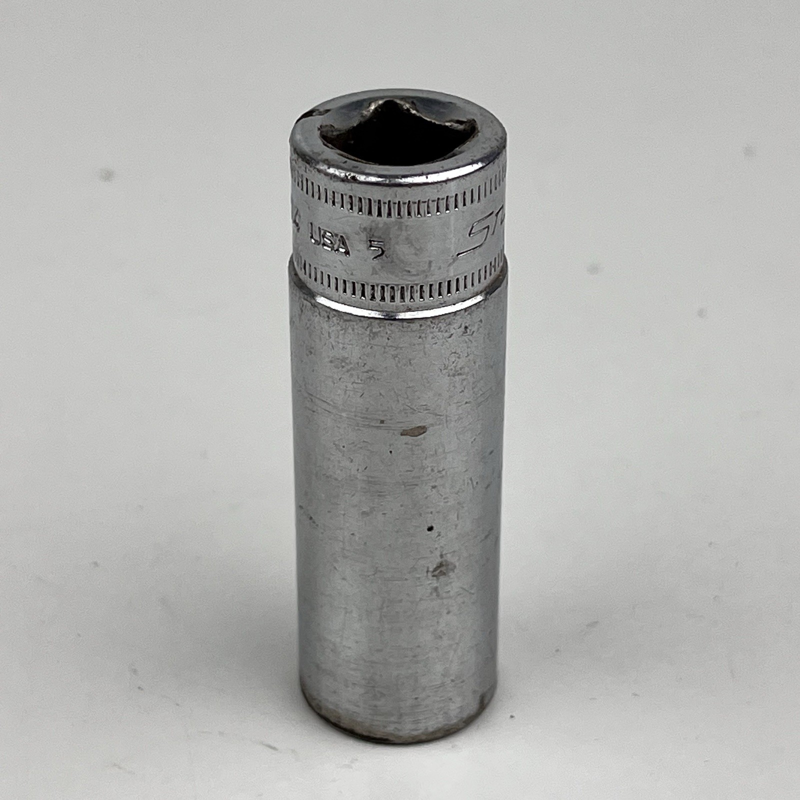 Snap-on Tools 3/8″ Drive 14mm 6pt Point DEEP Chrome Socket SFSM14 USA
