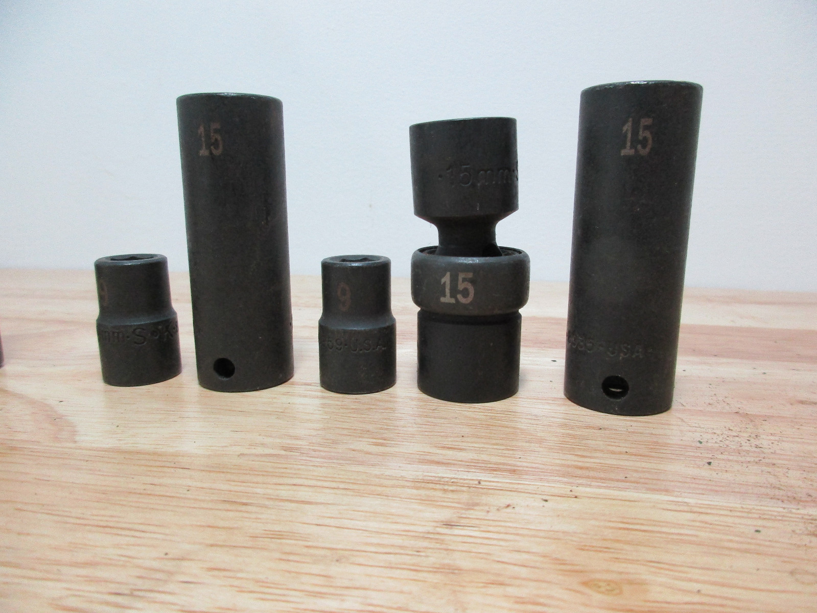 SK Hand Tools 3/8″ Drive 6 Point Swivel Impact Socket & Regular Impact Sockets