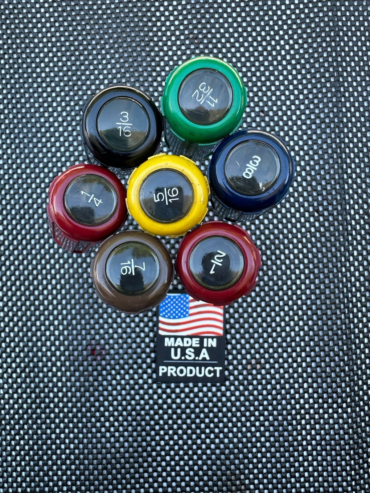 NOS 🔥 Sears Craftsman USA 🇺🇸 7pc SAE Cushion Grip Nut Driver Set 42190 READ