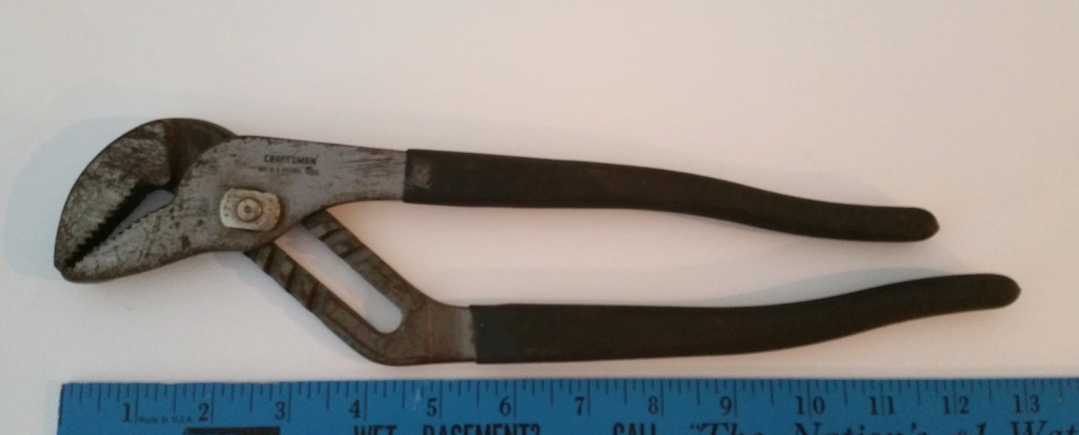 Craftsman 13″ Arc Slip Joint Pliers Tongue and Groove WF D 9 45386 USA K249