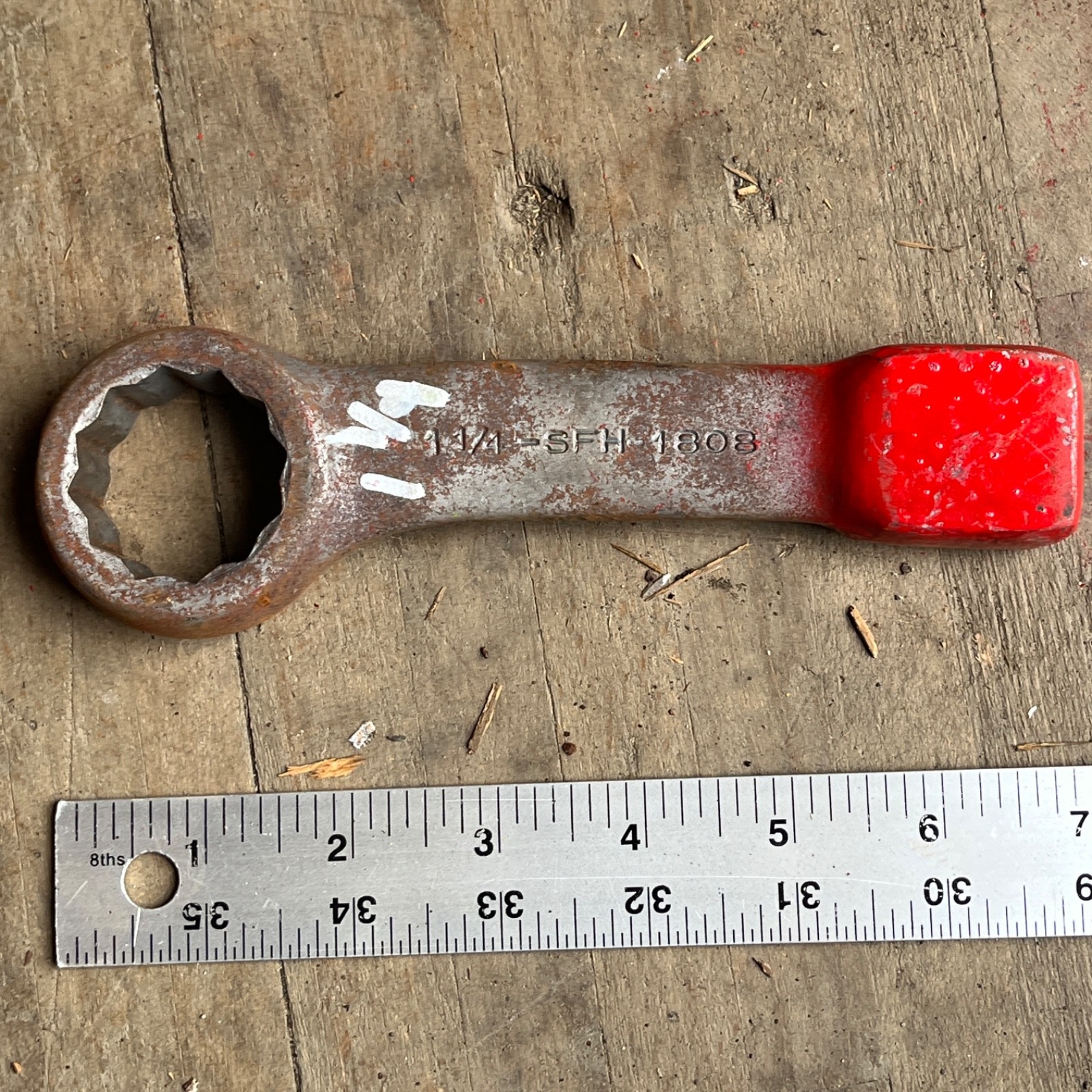 Armstrong 1-1/4″ Flat Striker Wrench SFH-1808 Slugger Slugging Striking 12 pt