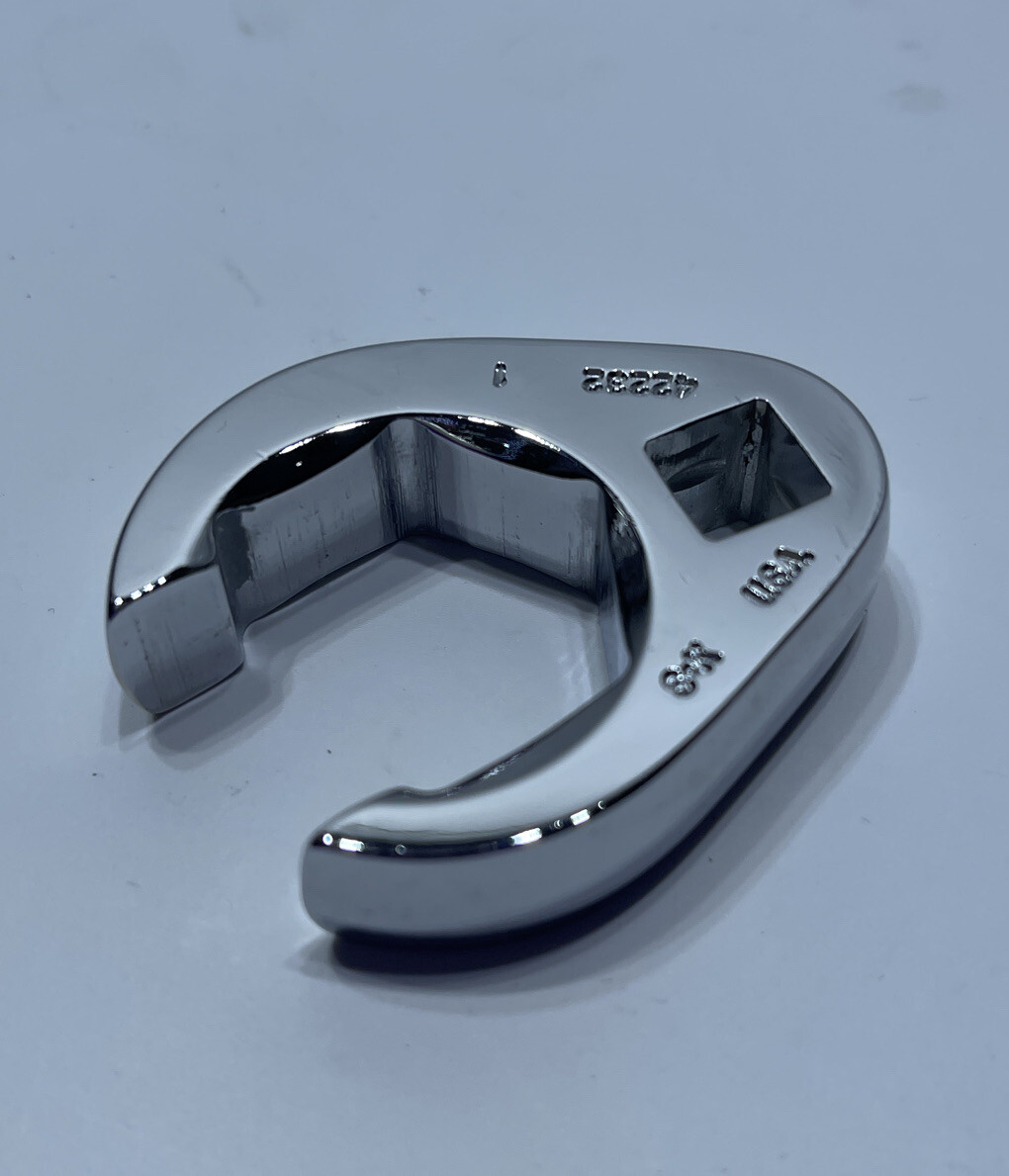 SK Hand Tools 1in. Flare Nut Crowfoot Wrench 3/8in. Drive 42232 USA
