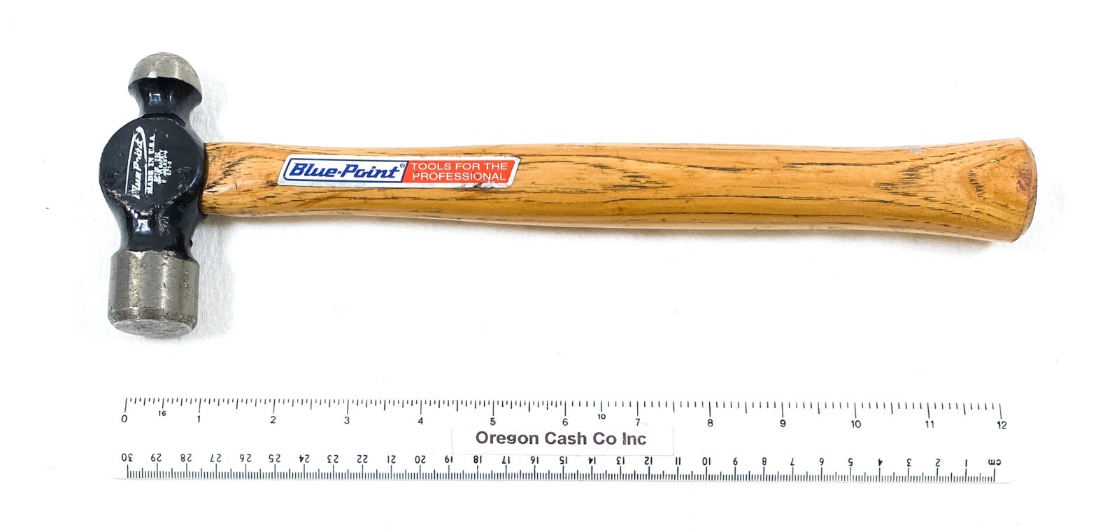 Blue Point Tools MFG SNAP-ON BP12B 12OZ Ball Peen Hammer Wooden Handle USA