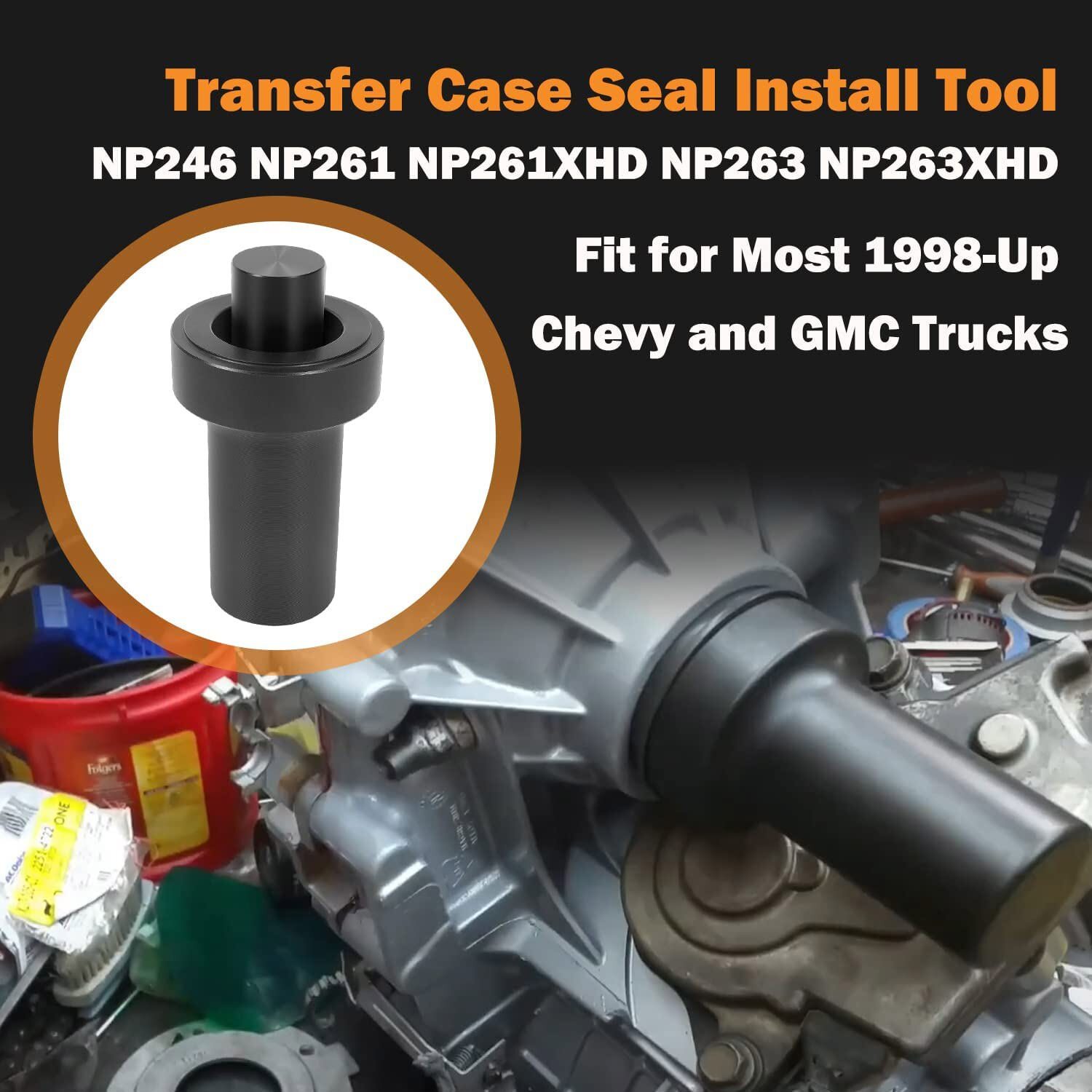 NP246 Trucks Front-Output Seal Installer Tool Fits Chevy GMC 1998-Up T-M109RAC